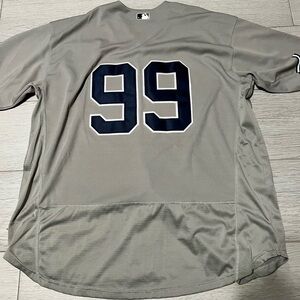 New York Yankees Aaron Judge stitched gray jersey xxl